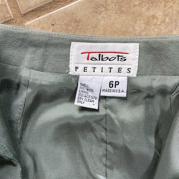 Talbots Wrap Skirt | Green | Size 6p - Picture 10 of 14